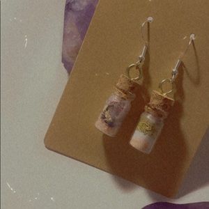 Spell jar earrings